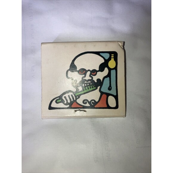 Vtg 1969 Matchbook Ohio Match Company Purple Tip Matches Unused  Peter Max Look - Picture 3 of 4